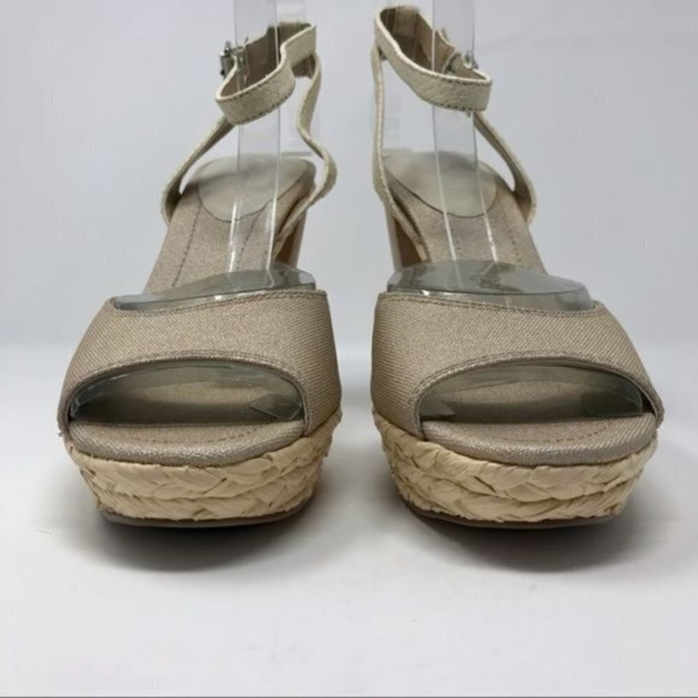 Nine West Casting Platform Sandals w/Reptile 10M - Picture 5 of 15